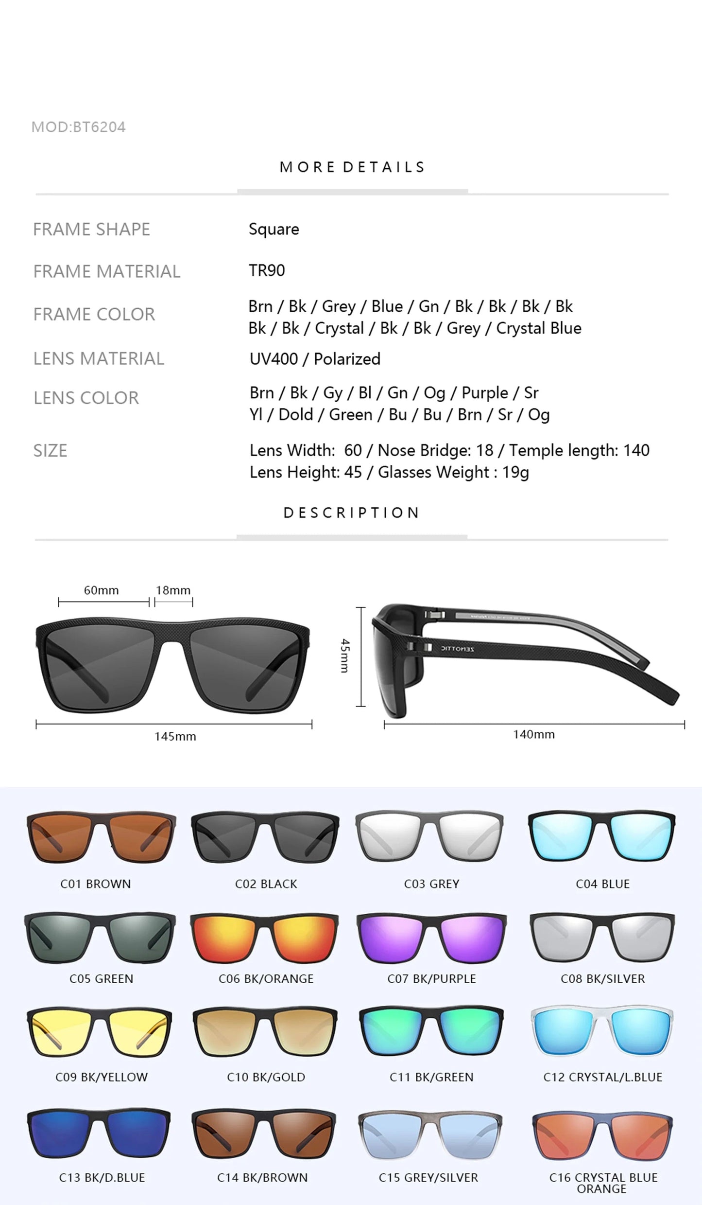 Zenottic Sun Glasses Philip
